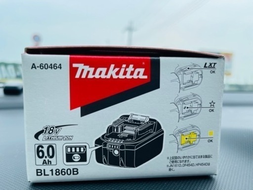 （お取引決定）☆値下げ☆マキタ バッテリー BL1860B 18v 6.0Ah