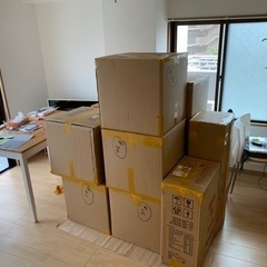 引越し用ダンボール箱　差しあげます