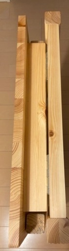 無印良品　パイン材テーブル　折りたたみ式