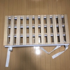 譲ります！　四つ折り　すのこマット　シングルの画像