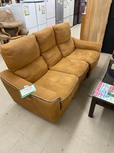 ★315 3人掛け電動ﾘｸﾗｲﾆﾝｸﾞｿﾌｧ ﾊﾞｯｿⅡ 1376EMT 定価およそ￥250,000-【リサイクルマート鹿児島宇宿店】