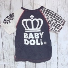 【14】古着BABY DOLL Tシャツ　110サイズの画像