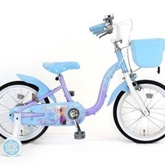 自転車 18インチ　アナ雪　エルサ 