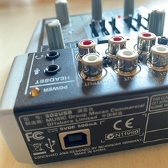 Behringer ベリンガー USBオーディオインターフェース搭載DAW対応ミキサー中古品の画像