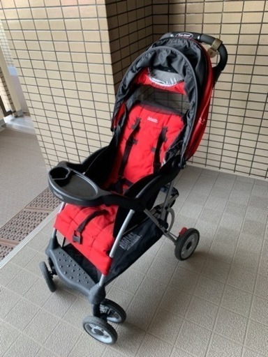 ベビーカー　新品レインカバー付き