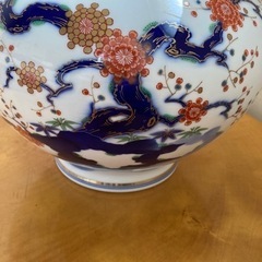 宮内庁御用達　有田焼　深川製磁　花瓶の画像