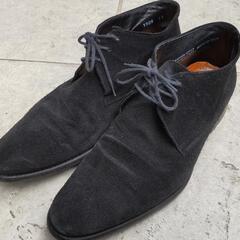 本革　スエード　チャッカブーツ　イタリア製　26cm〜26.5cm　