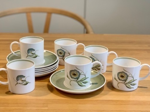 アンティーク食器　susie cooper 6客セット
