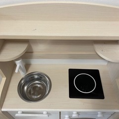 子ども用おままごとキッチン　ホワイトの画像
