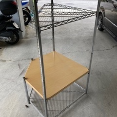✨値下げしました✨スチールラックのテレビ台🖥 2000円⇒1500円の画像