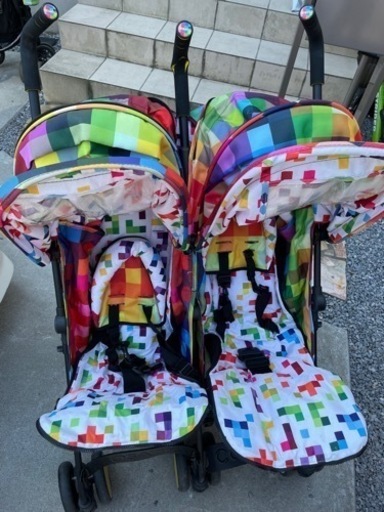 双子用ベビーカー　コサット