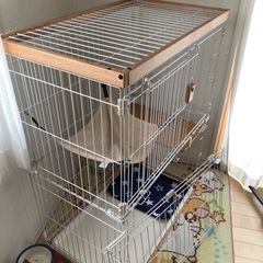 [お取引き中]キャットゲージ二階建ての画像