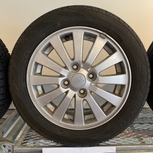 【中古】155/65R14 タイヤ&ダイハツ純正アルミ4本セット