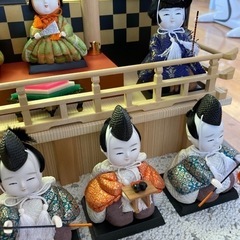 雛人形　ケース付きの画像