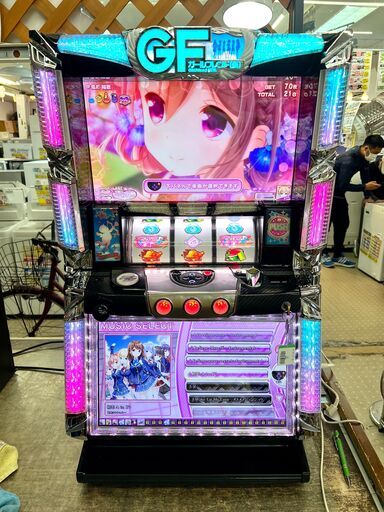 (パチスロ ガールフレンド（仮） 聖櫻学園メモリアル スロット実機
