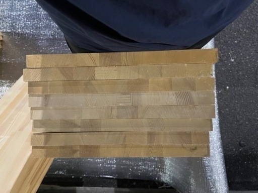 パイン集成材① 約20×300×830 8枚セット 棚板 カウンター DIY