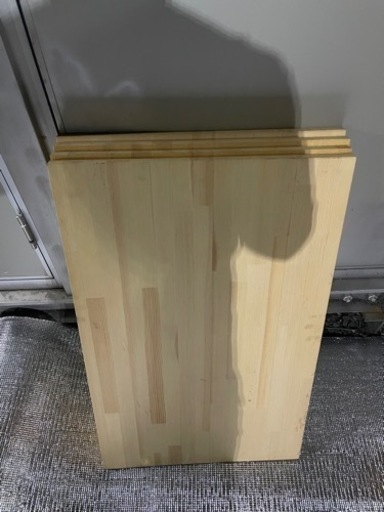パイン集成材③ 約20×500×800 4枚セット 棚板 カウンター DIY