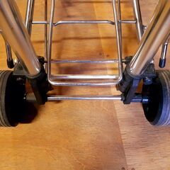 キャリーカート ショッピングカート コード付き 二輪運搬車　/TJ-0315 Wの画像