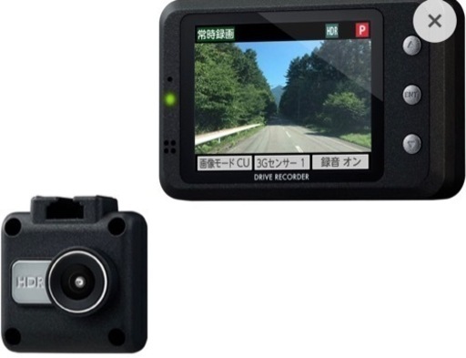 CELLSTAR  CSD-610FHR ドライブレコーダー（フロントカメラ•直前直左•ジムニー）