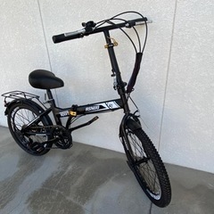 【話し中】折りたたみ自転車　20インチノーパンクタイヤ　7段変速
