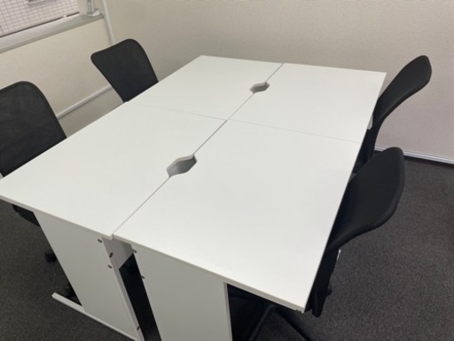 7セット　事務机　オフィスチェア　美品