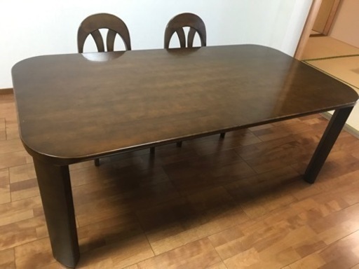 ※終了※【６人掛け★】ダイニングテーブルセット 椅子６脚付き