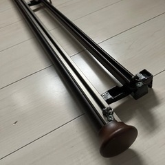 カーテンレール　ダブル　ダークブラウン　TOSOの画像