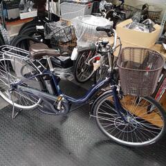 ヤマハ製電動自転車　26インチ　ネイビー　税込売価￥65800