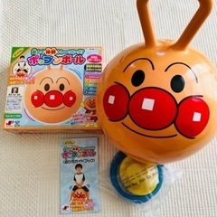 ★値下げ★アンパンマン【美品】ポップンボール　体幹トレーニング　...
