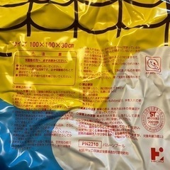 子供用プールとエアボートの画像