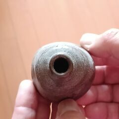 備前焼　備前　保命酒　人形　徳利　そろばん徳利　手のひらサイズ　骨董　骨董品の画像