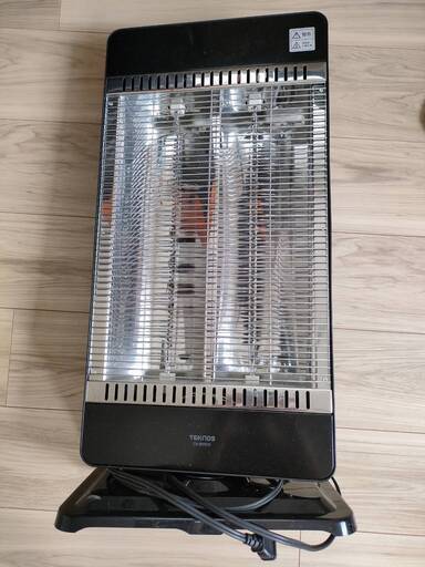 ヒーター 小型　暖かい  CH-IR900W CH-IR901K TEKNOS　定価5500円→1500円　自由が丘　緑ヶ丘