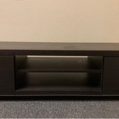 【無料】テレビ台 幅100cm 黒 ブラック アイリスオーヤマ の画像