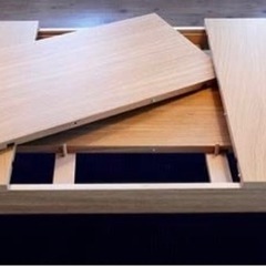 【計6万円相当】IKEA伸縮ダイニングテーブル&椅子　三段階調節