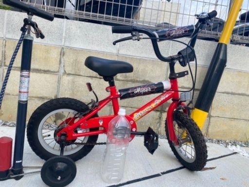 子供用自転車（空気入れ付き）