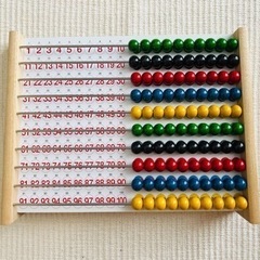 100玉そろばん【美品】知育玩具　１歳からの画像