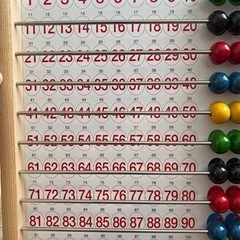 100玉そろばん【美品】知育玩具　１歳からの画像
