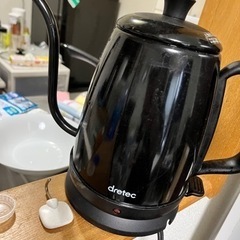 電気ケトル ブラック dretec