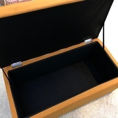 収納スツール　ベンチ　椅子の画像