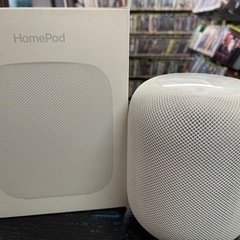 【美品】Apple ホームポッド MQHV2J/A HomePod [ホワイト］スマートスピーカー 2022/05/21