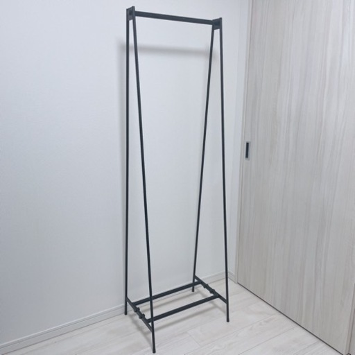 ハンガーラック 幅50cm 黒 ブラック 店舗什器にも♪