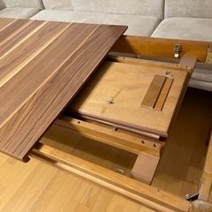 ダイニングソファ　テーブルセットの画像