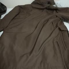 値引き交渉歓迎！暖かくて軽い！裏ボアフード付コート　メンズLの画像