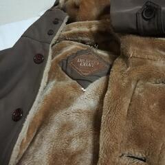 値引き交渉歓迎！暖かくて軽い！裏ボアフード付コート　メンズLの画像