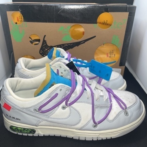 NIKE × OFF WHITE DUNK LOW 1 OF 50 DM1602-125 26.5cm