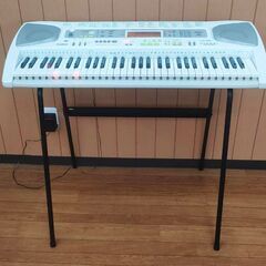 CASIO LK-58 光ナビゲーションキーボード スタンド付 ...