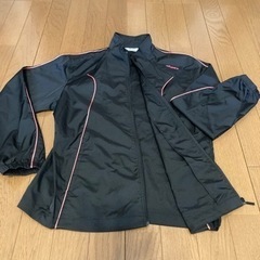 ウィンドブレーカー上下レディース可愛いピンクアクセントの画像