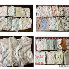 ✿ 女の子　夏生まれ　出産準備　お洋服等まとめ売り　85点✿の画像