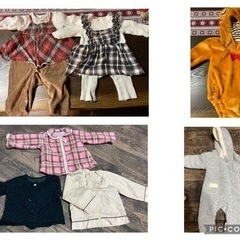 ✿ 女の子　夏生まれ　出産準備　お洋服等まとめ売り　85点✿の画像