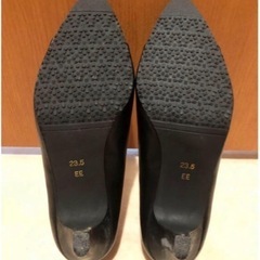 Media femme 本革パンプス 23.5cmの画像